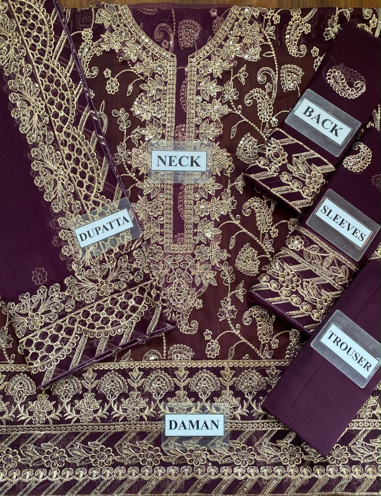 Asim Jofa Signature: Unstitched Replica Collection