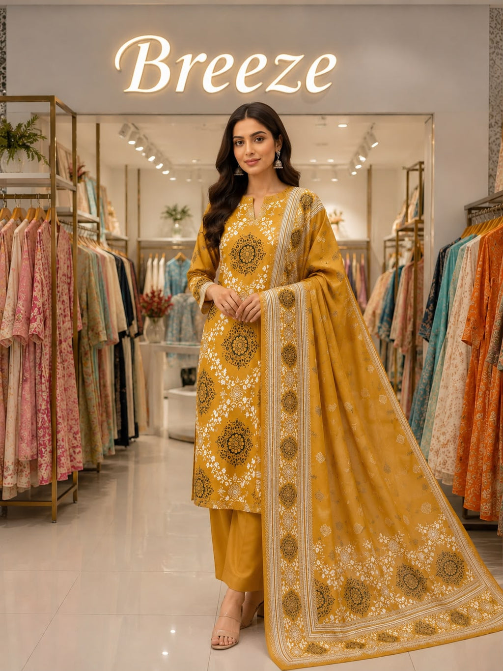 Bareeze Elegance: Timeless 3-Piece Collection