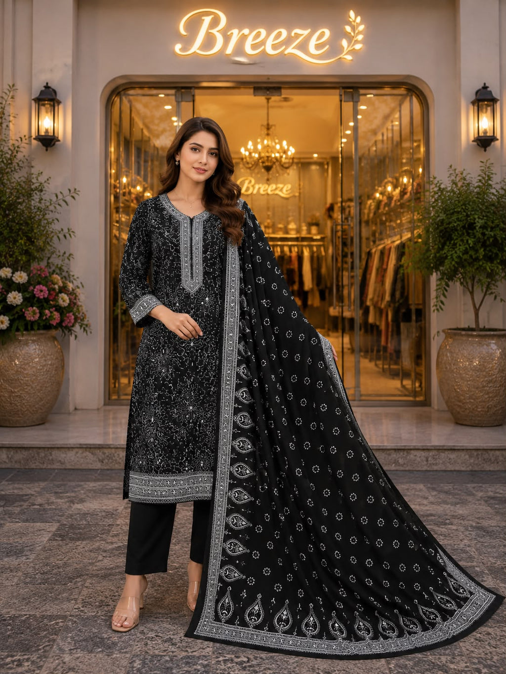 Bareeze Elegance: Timeless 3-Piece Collection