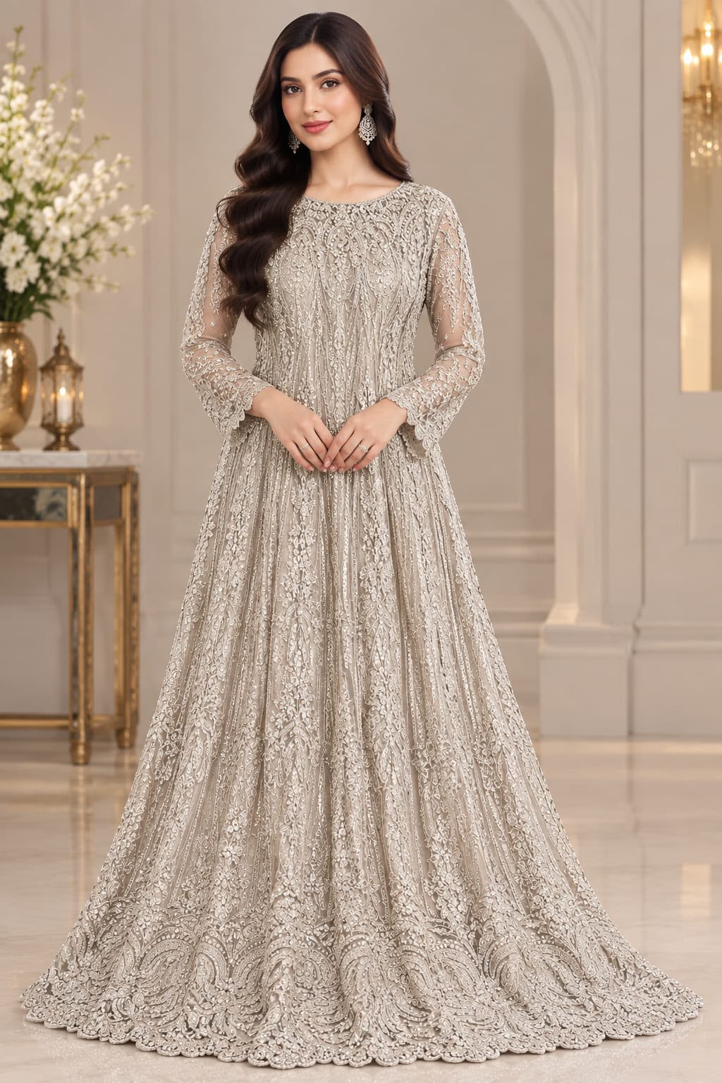 Black Embroidered 2 Piece Suit | Pakistani Party Wear