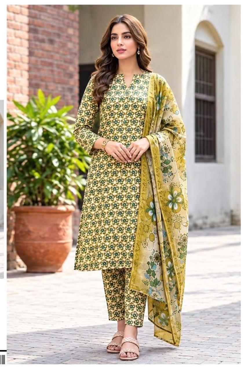 Bin Saeed Luxury Digital Print Airjet Khaddar Suit | Pakistani Winter Wear