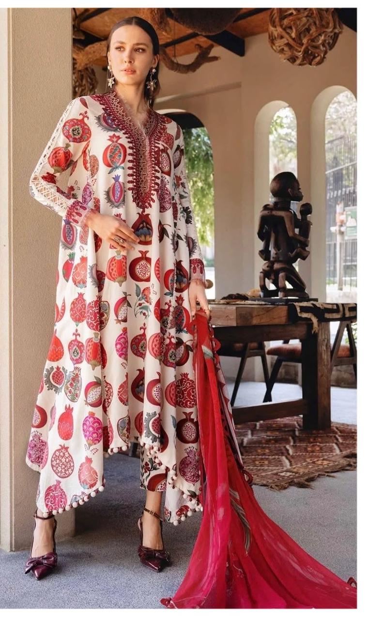 Bin Saeed Luxury Digital Print Airjet Khaddar Suit | Pakistani Winter Wear