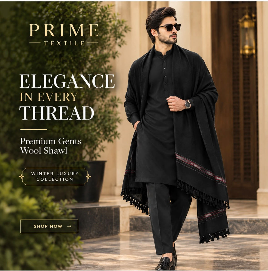 Royal Kashmiri Pure Wool Shawl for Men