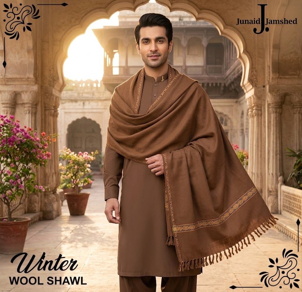 Royal Kashmiri Pure Wool Shawl for Men