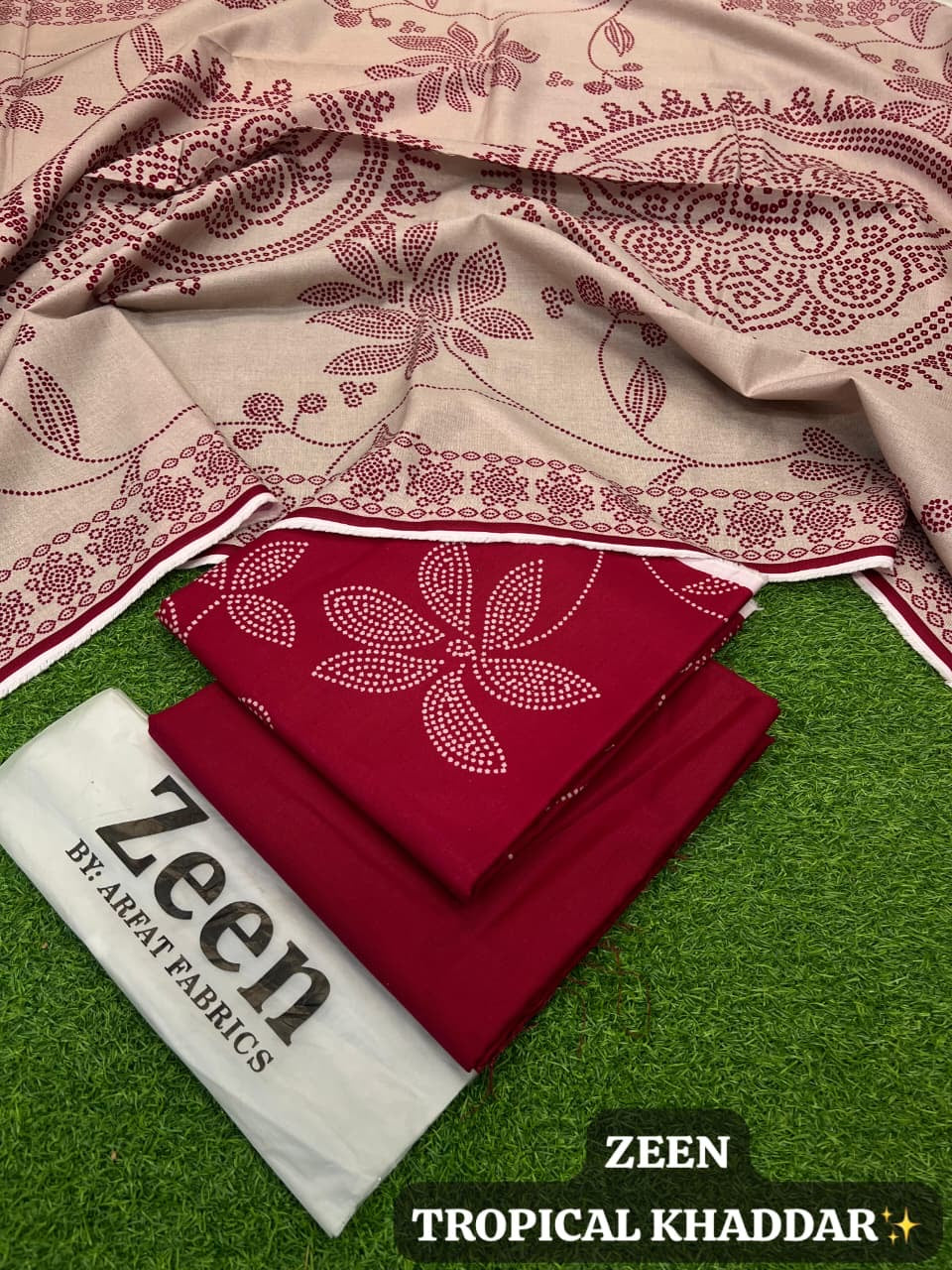 Premium Winter Slub Khaddar 3PC Unstitched Suit