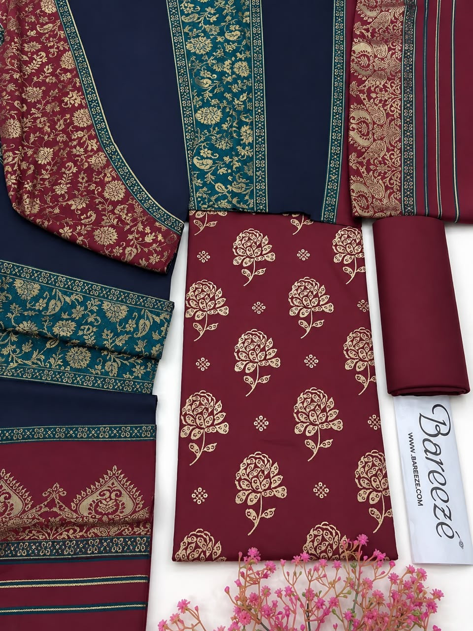 Embroidered 3PC Suit with Shawl | Premium Pakistani Dress